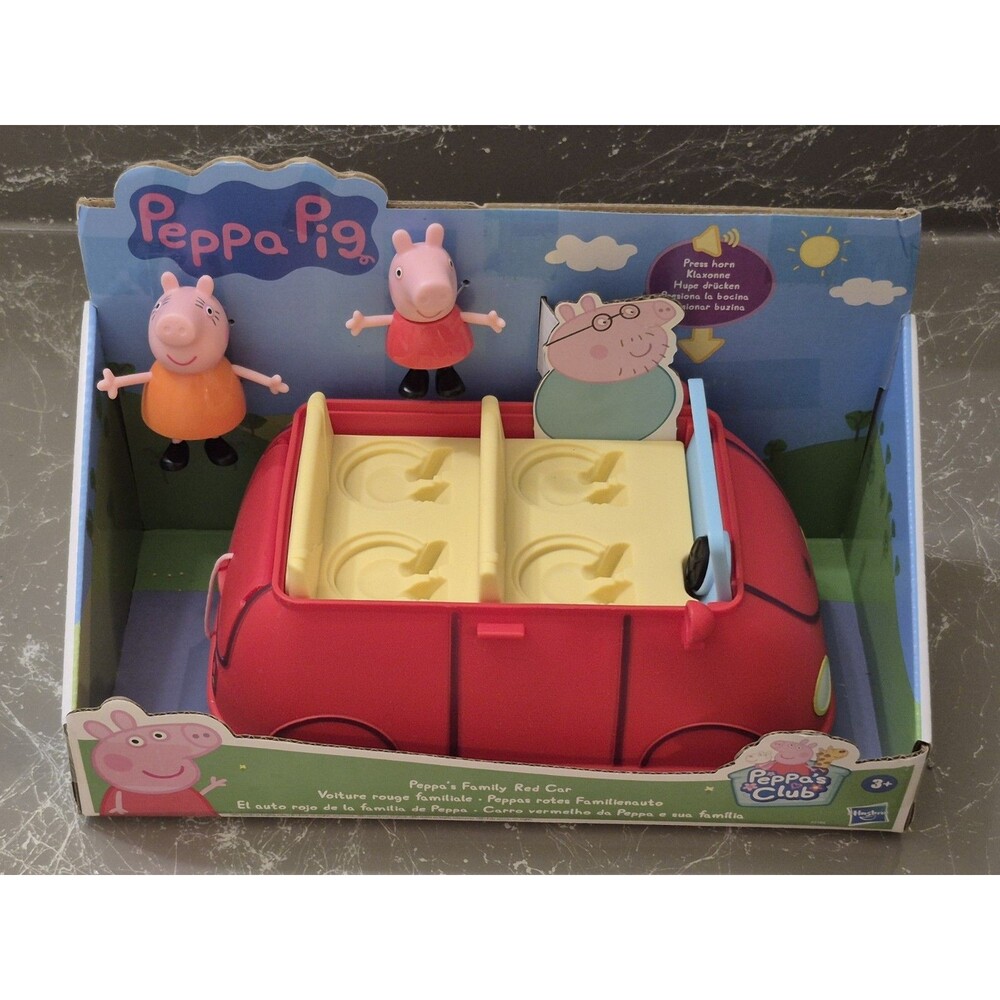 Peppa Pig Peppa's Family Red Car with Peppa & Mummy Pig Figures